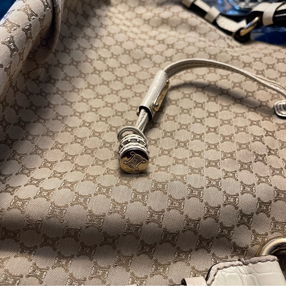 Celine Macadam Bittersweet Canvas Shoulder Bag - Picture 13 of 13